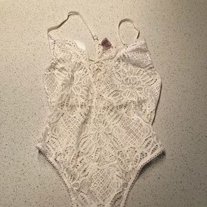 NWOT Victorias Secret teddy lace bodysuit